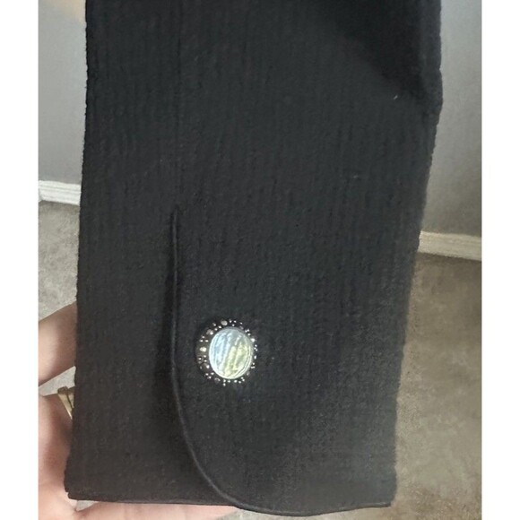 Rickie Freeman Teri Jon Womens Wool Embellished Blazer Beaded Jacket Size 6 EUC - Picture 6 of 10